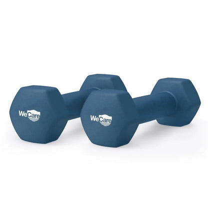 Fitness, 10Lb Neoprene Dumbbell, Pair - Blue