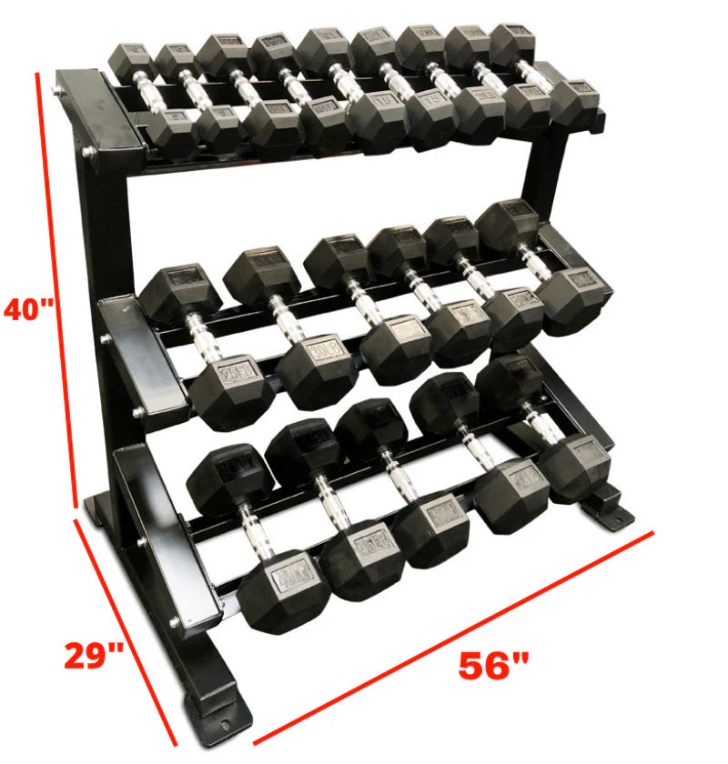 Rubber Hex Dumbbells Sets