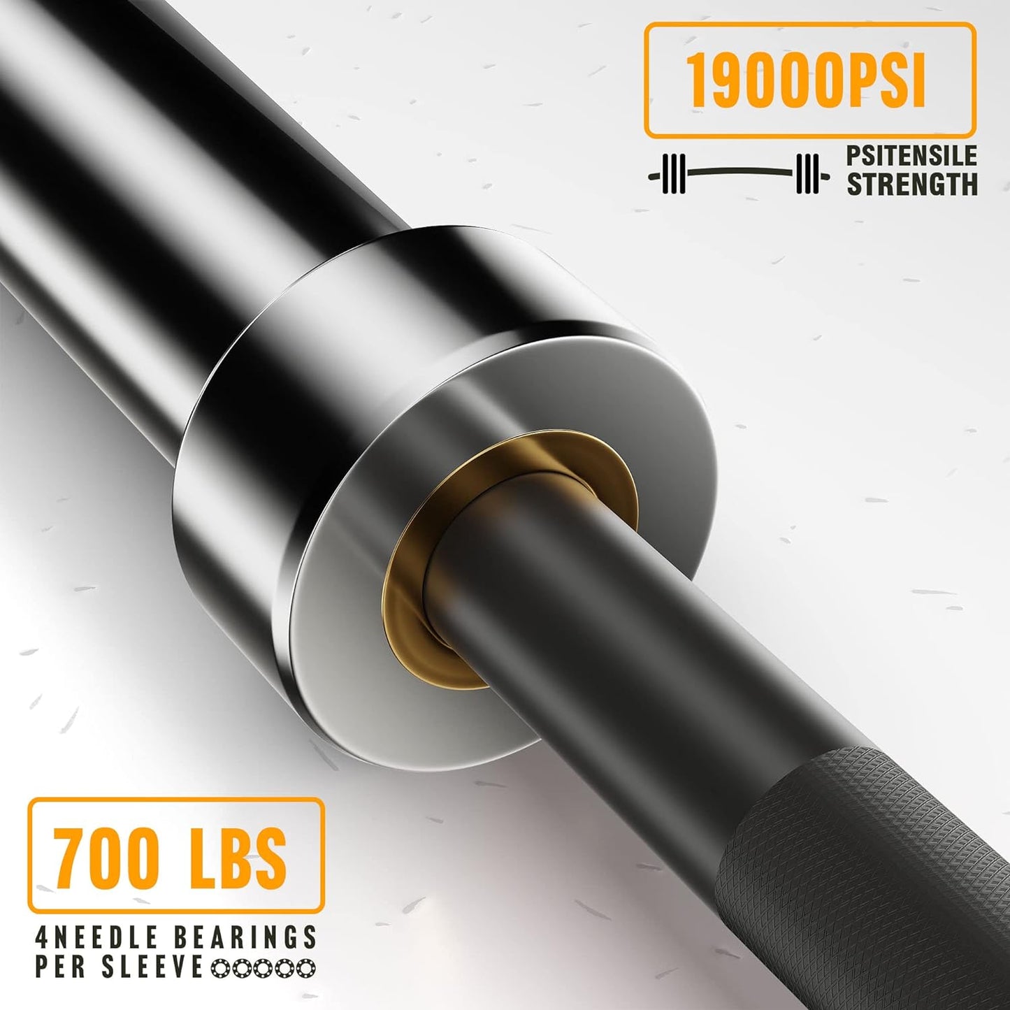 Curl Bar Olympic Barbell EZ Bar 330LB/700LB/1000LB/1500LB for Biceps Curl, Squat, Weightlifting