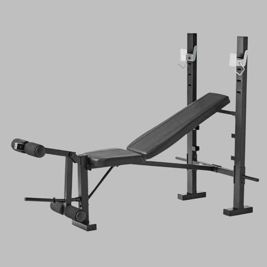 Standard Bench & Rack Combo with Leg Press