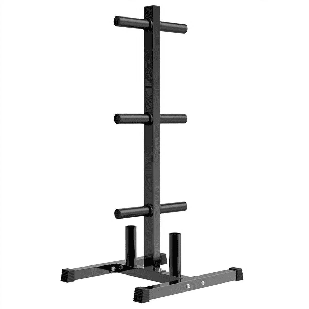 2 In. Olympic Weight Plate and Barbell Storage Tree Stand Rack